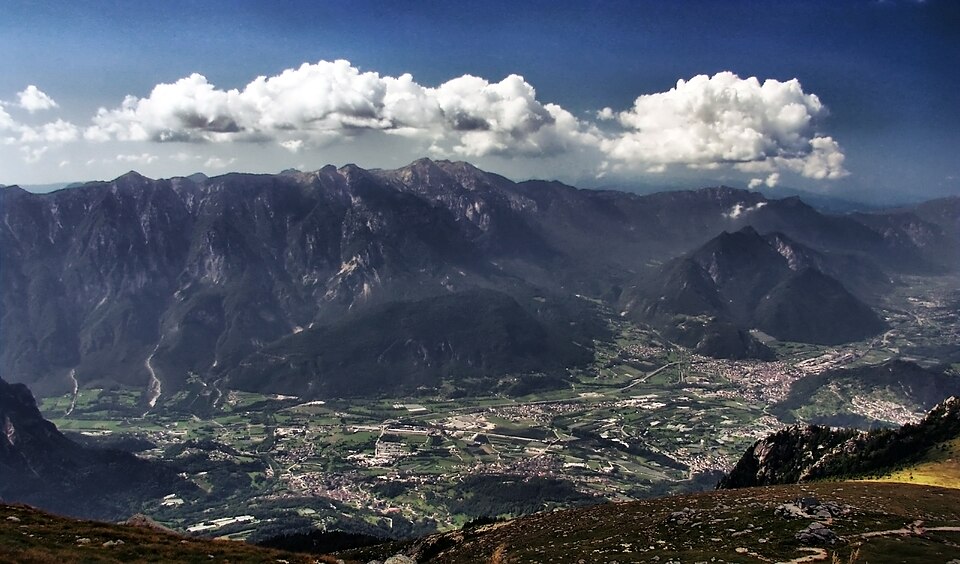 Valsugana from Cima Ravetta